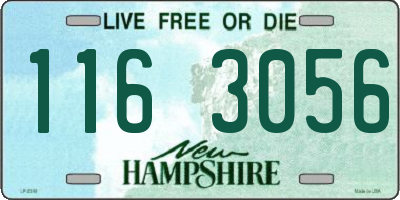 NH license plate 1163056