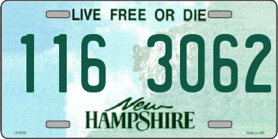 NH license plate 1163062