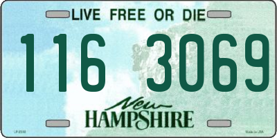 NH license plate 1163069