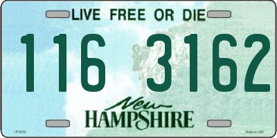 NH license plate 1163162