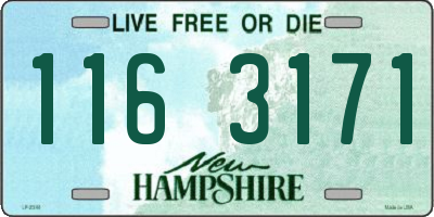 NH license plate 1163171
