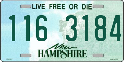 NH license plate 1163184