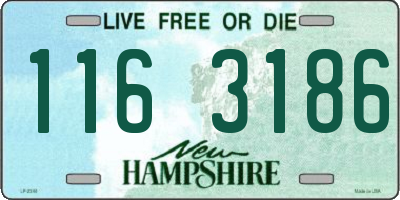 NH license plate 1163186