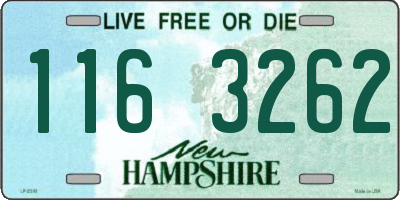 NH license plate 1163262