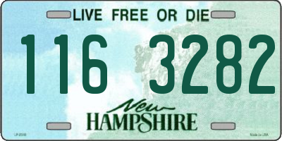 NH license plate 1163282