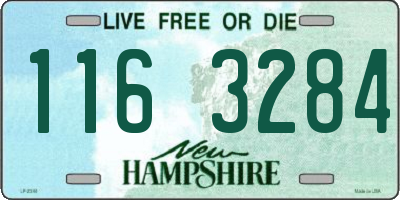 NH license plate 1163284
