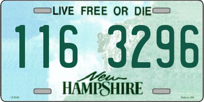 NH license plate 1163296