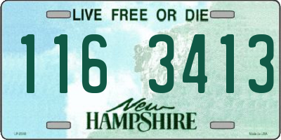 NH license plate 1163413