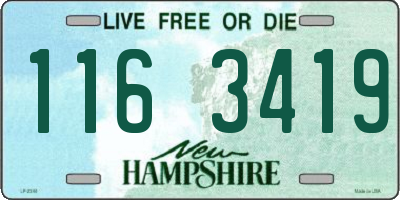 NH license plate 1163419