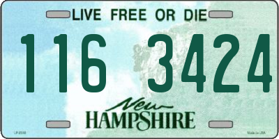 NH license plate 1163424