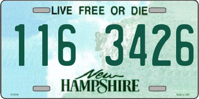 NH license plate 1163426