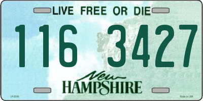 NH license plate 1163427