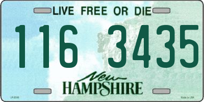 NH license plate 1163435