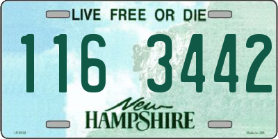 NH license plate 1163442