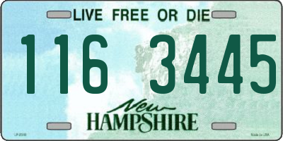 NH license plate 1163445
