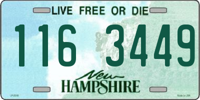 NH license plate 1163449