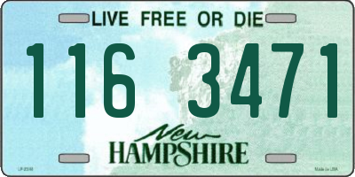 NH license plate 1163471