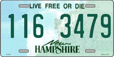 NH license plate 1163479