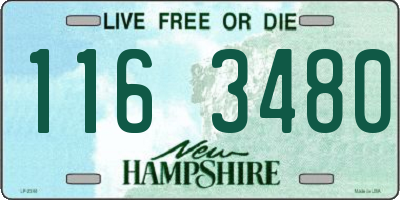 NH license plate 1163480