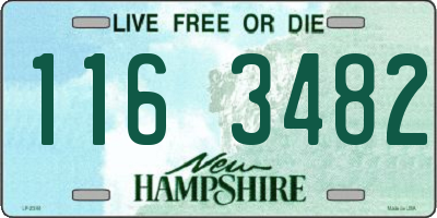 NH license plate 1163482