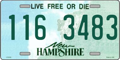 NH license plate 1163483