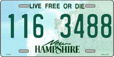 NH license plate 1163488