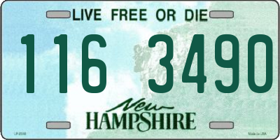 NH license plate 1163490