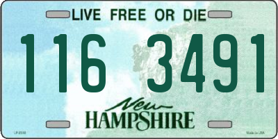 NH license plate 1163491