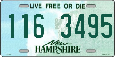 NH license plate 1163495