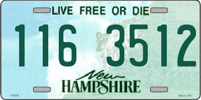 NH license plate 1163512