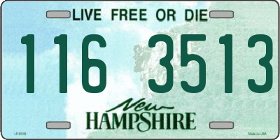 NH license plate 1163513