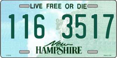 NH license plate 1163517