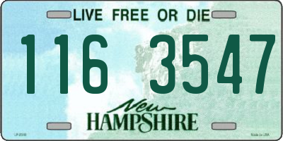NH license plate 1163547