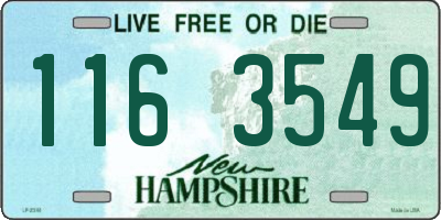 NH license plate 1163549