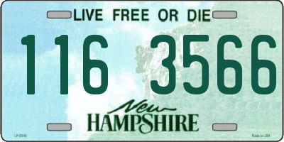 NH license plate 1163566
