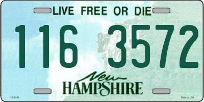 NH license plate 1163572