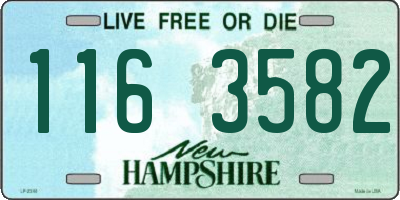 NH license plate 1163582