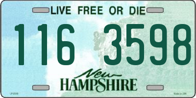 NH license plate 1163598