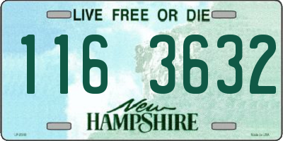 NH license plate 1163632