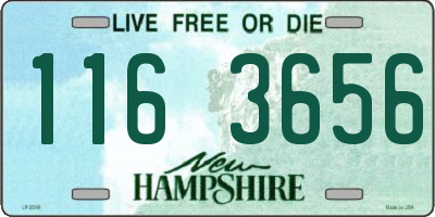 NH license plate 1163656