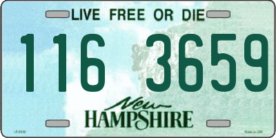 NH license plate 1163659