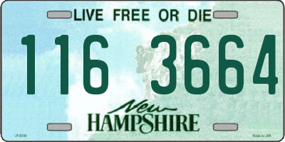 NH license plate 1163664