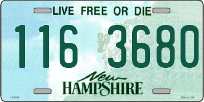 NH license plate 1163680