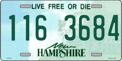 NH license plate 1163684