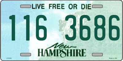 NH license plate 1163686