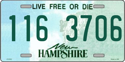 NH license plate 1163706