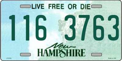 NH license plate 1163763