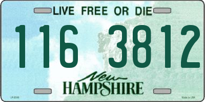 NH license plate 1163812