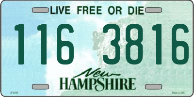 NH license plate 1163816