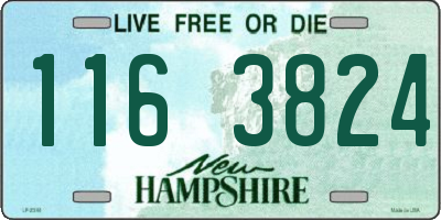 NH license plate 1163824